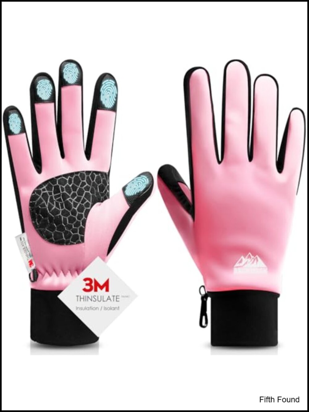 Thermal Touchscreen Gloves with 3M Thinsulate, Anti-Slip Silicone Grip